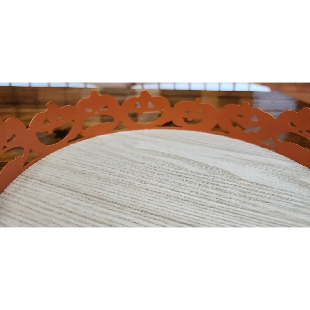 NEW Target Bullseye Round Orange Pumpkin Tray Halloween Fall Jack-o-Lantern 2022